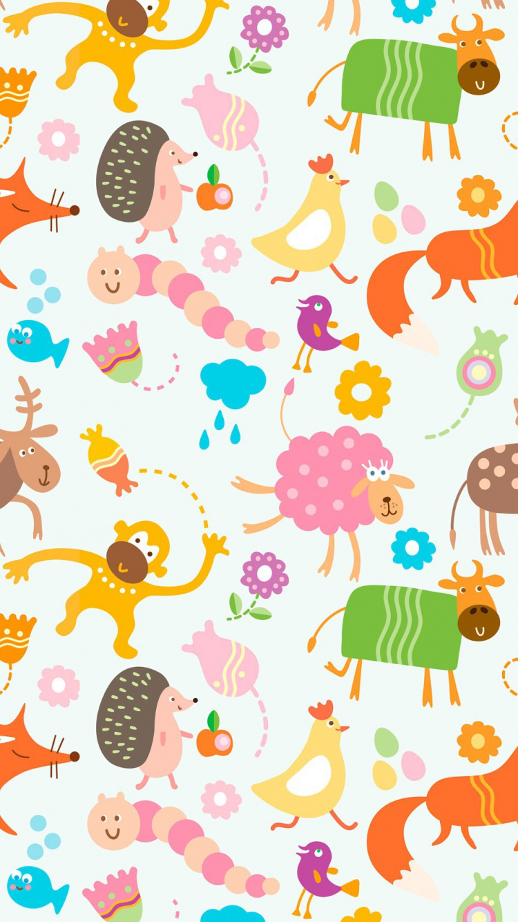 Textile Imprimé Coeurs et Coeurs Blancs Verts et Roses. Wallpaper in 750x1334 Resolution