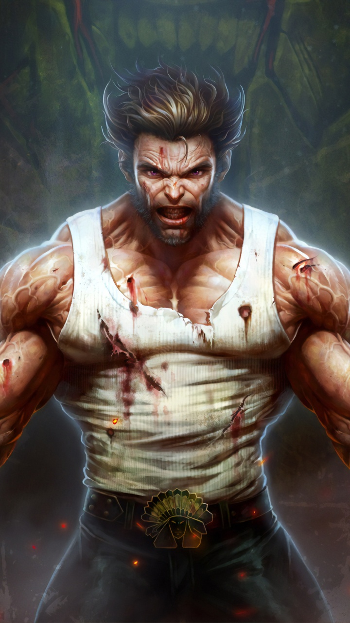 Man in Yellow and Black Tank Top and Black Pants. Wallpaper in 720x1280 Resolution