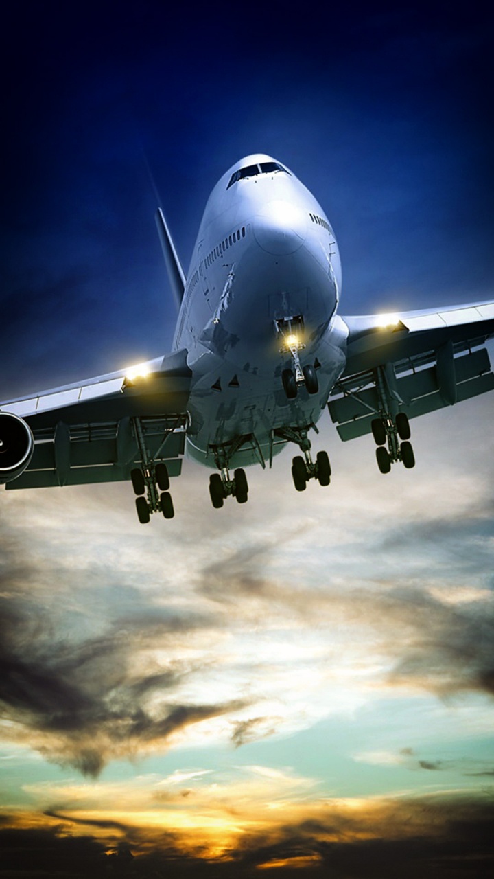 Aircraft, Boeing 747 8, Boeing 747, Airplane, Boeing Co. Wallpaper in 720x1280 Resolution