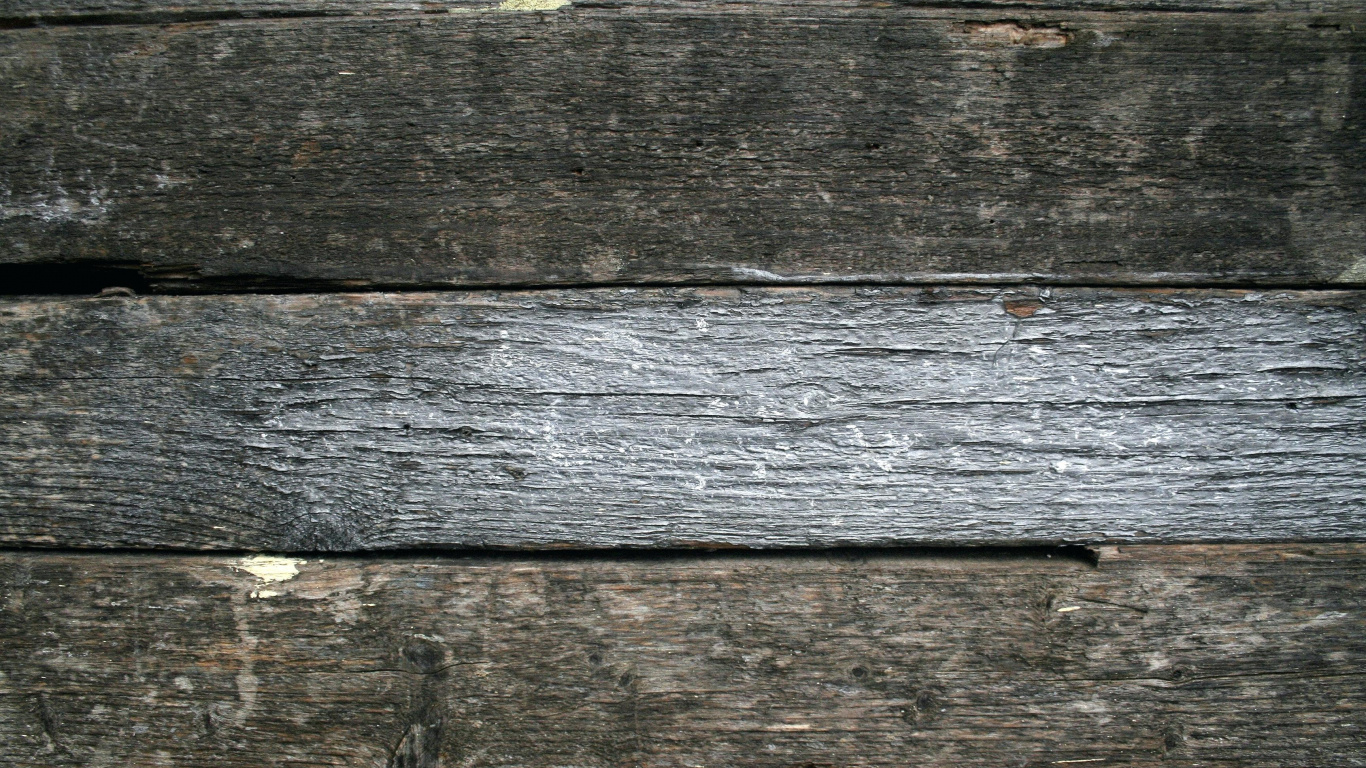 Surface en Bois Grise et Noire. Wallpaper in 1366x768 Resolution