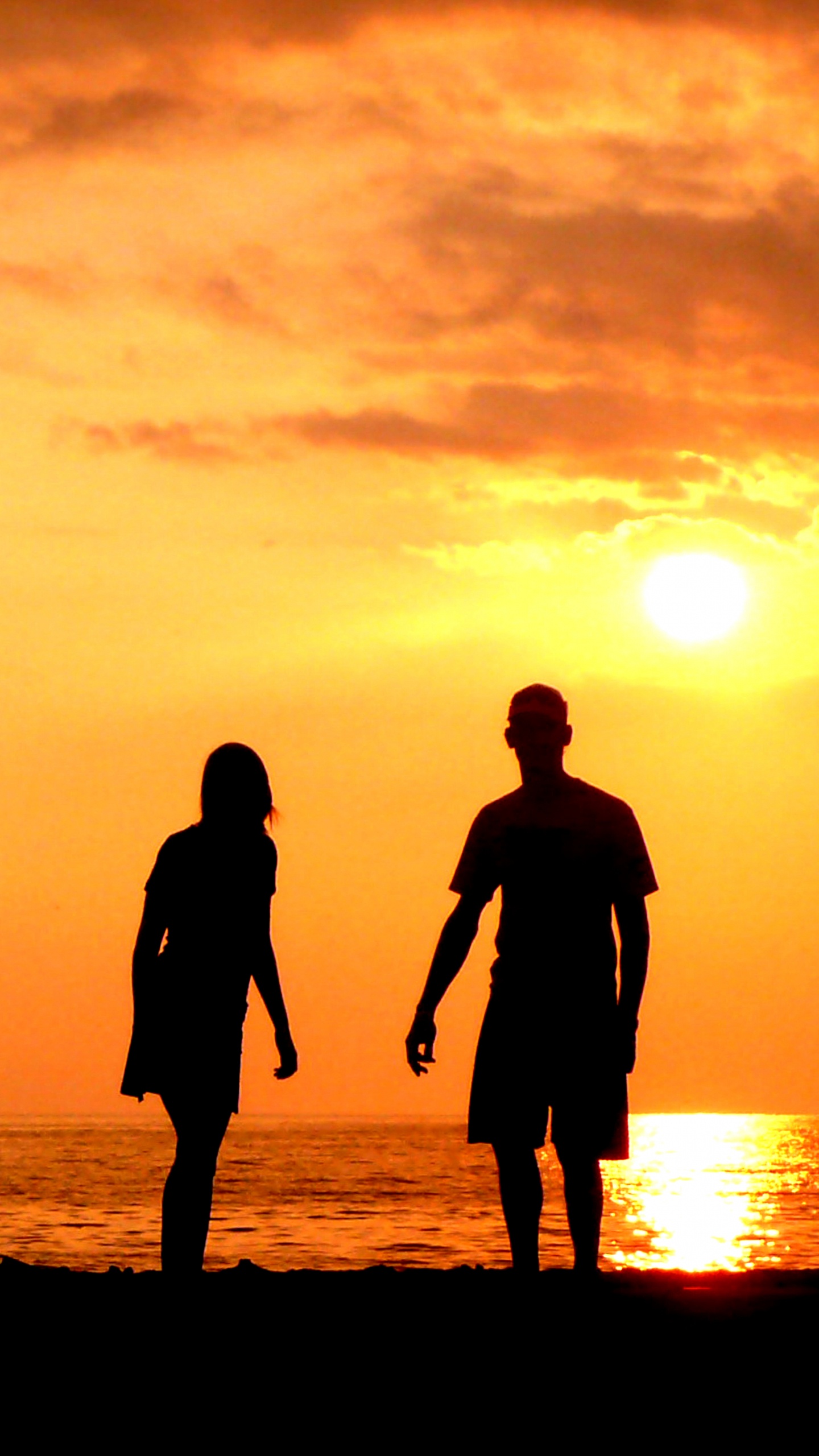 Disco Volador Estilo Libre, Silueta, Diversión, Puesta, Mañana. Wallpaper in 1440x2560 Resolution