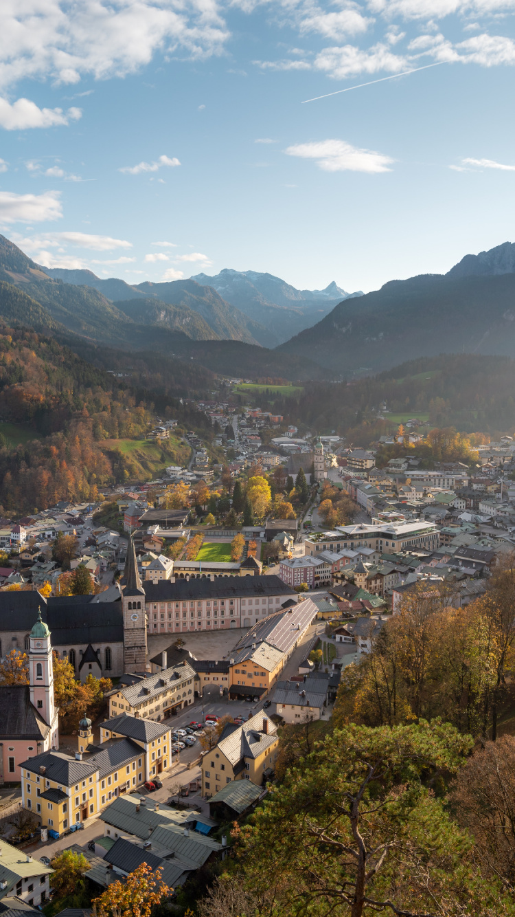 Berchtesgaden, Parc National de Berchtesgaden, Le Nid Des Aigles, Watzmann, Voyage. Wallpaper in 750x1334 Resolution