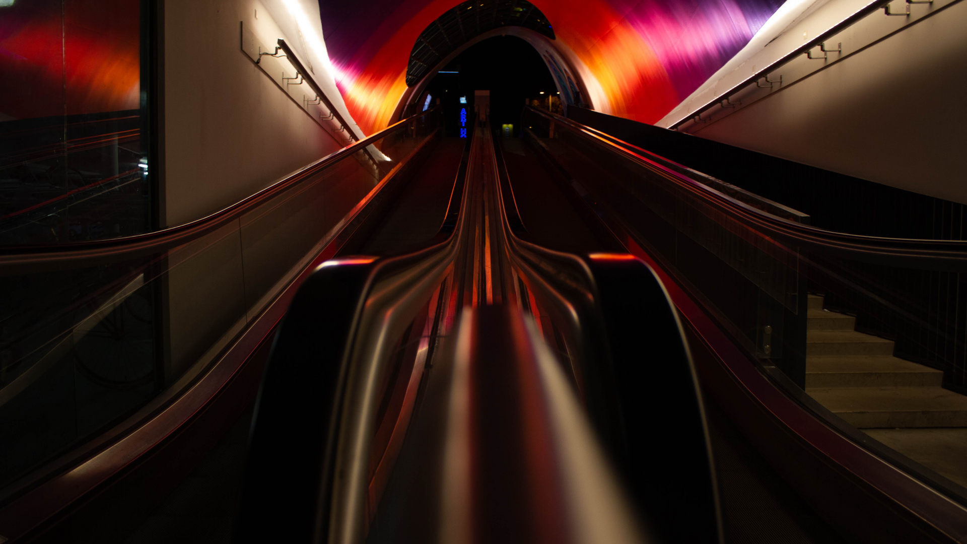 Zeitrafferfotografie Des Tunnels. Wallpaper in 1920x1080 Resolution