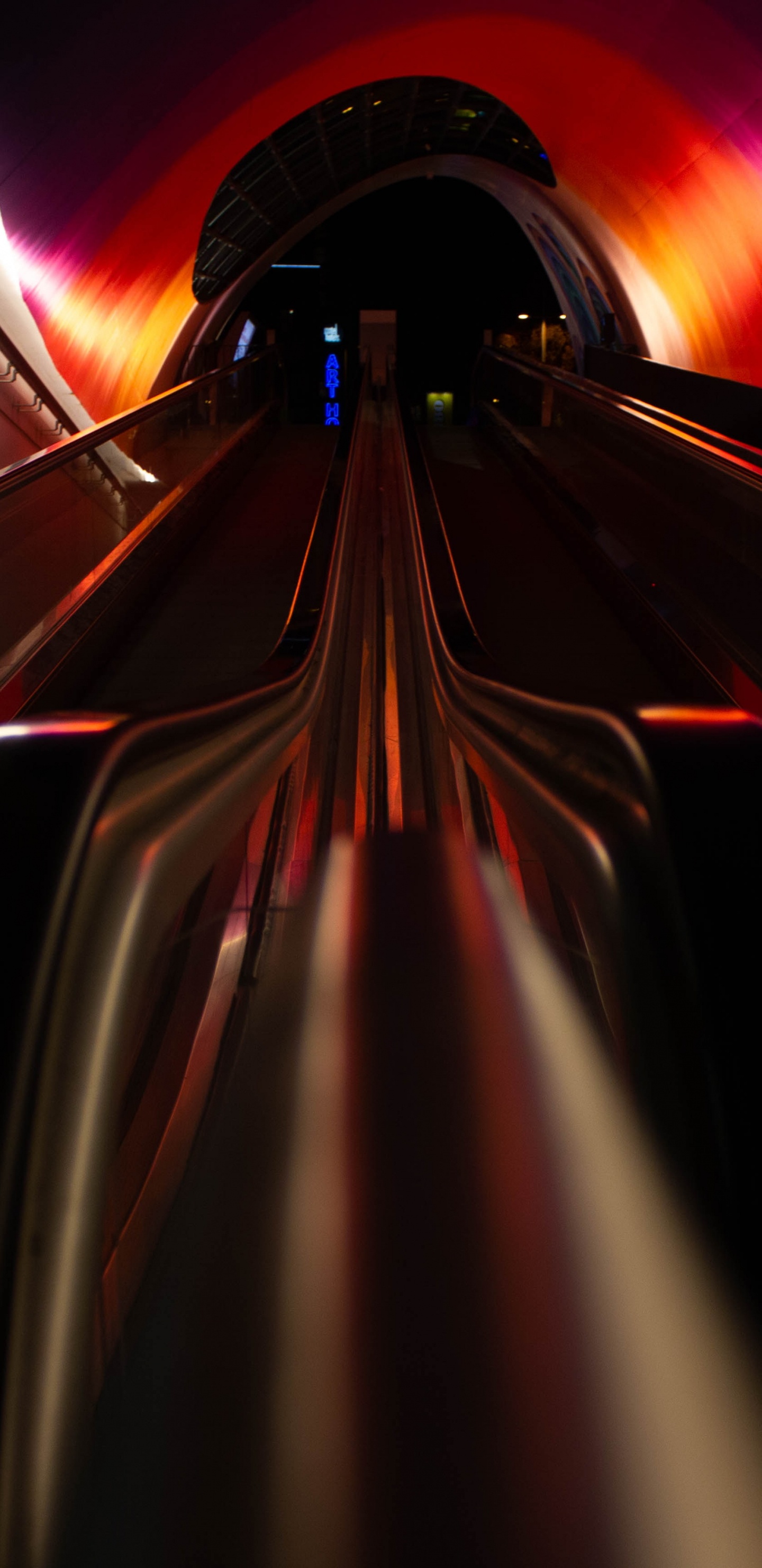 Time Lapse Photography of Tunnel. Wallpaper in 1440x2960 Resolution