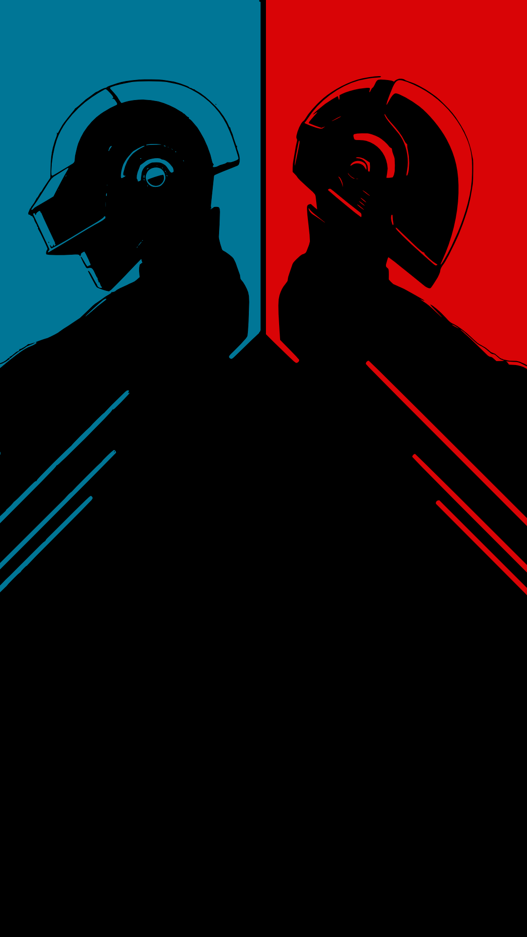 Daft Punk, Poster, Electronic Dance Music, Electronic Music, Sleeve. Wallpaper in 1080x1920 Resolution