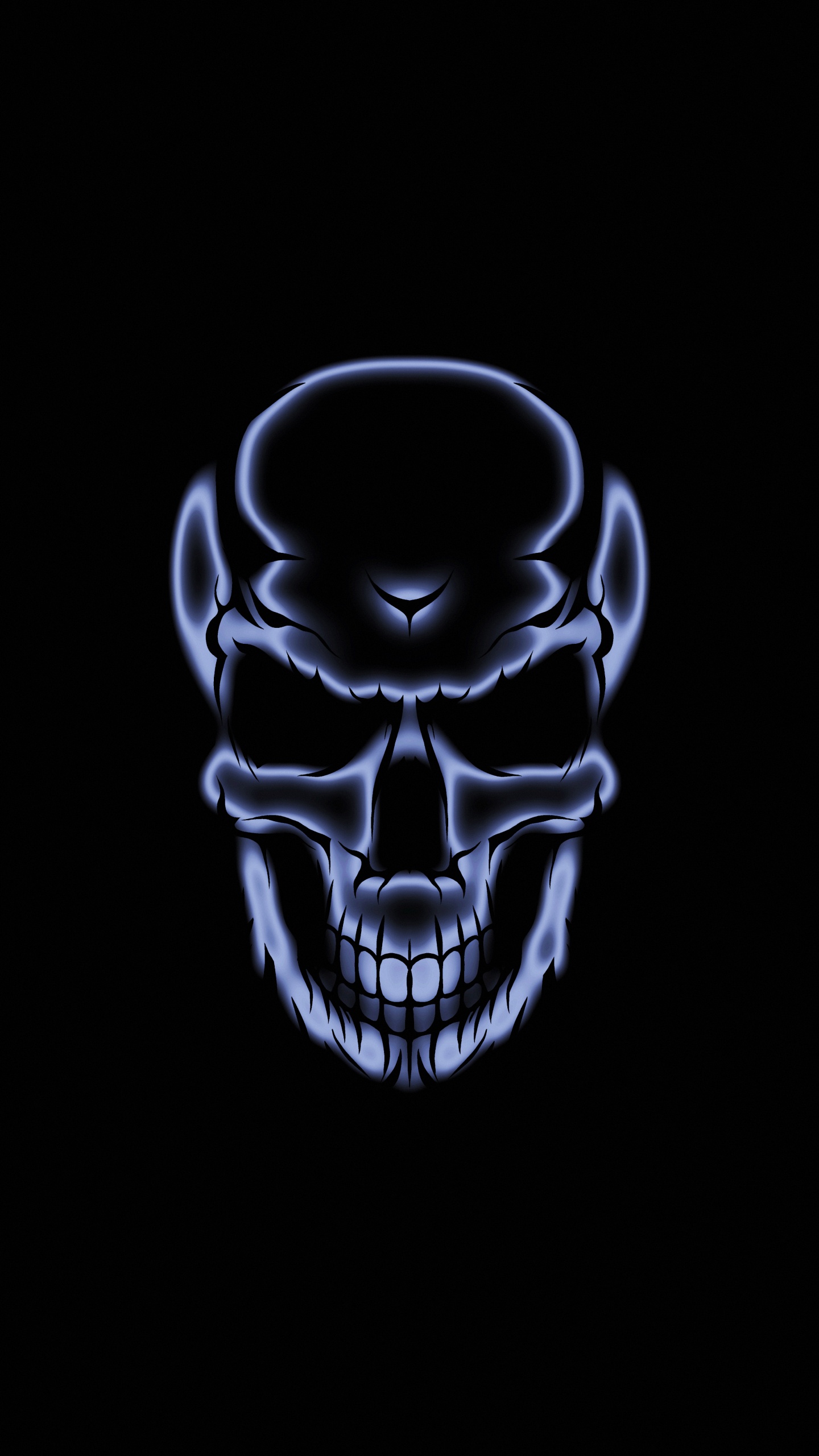 Head, Bone, Jaw, Art, Skull. Wallpaper in 1440x2560 Resolution