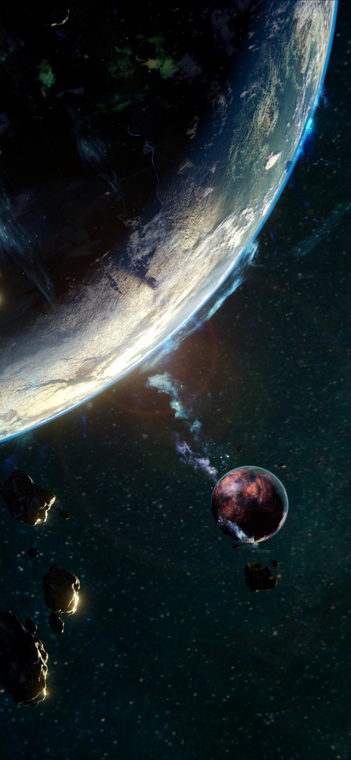 这个星球, 外层空间, 天文学对象, 空间, 宇宙 壁纸 1125x2436 允许