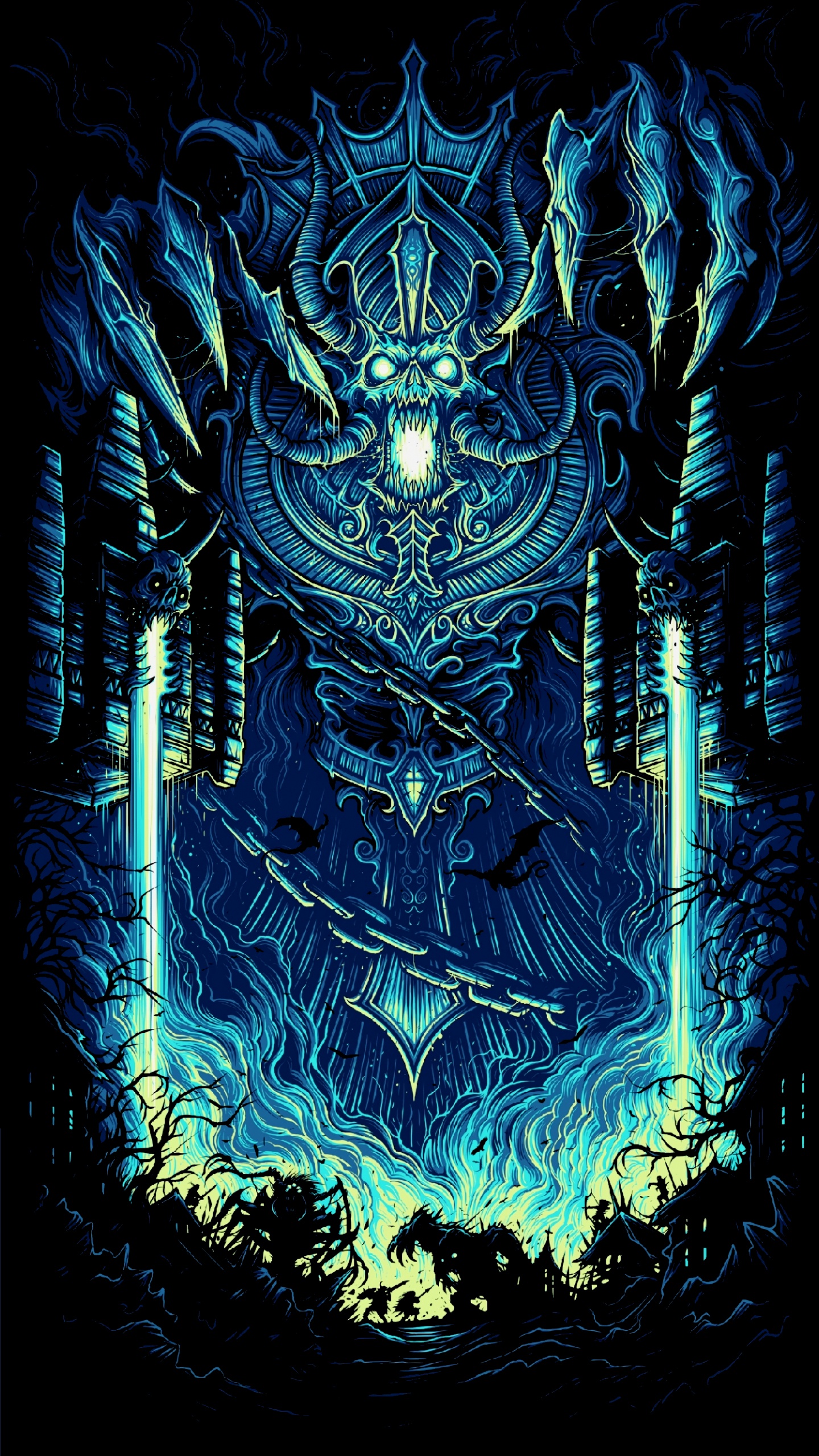 World of Warcraft Kel Thuzad, Hearthstone, Heroes of The Storm, Kelthuzad, mr Bigglesworth. Wallpaper in 1440x2560 Resolution