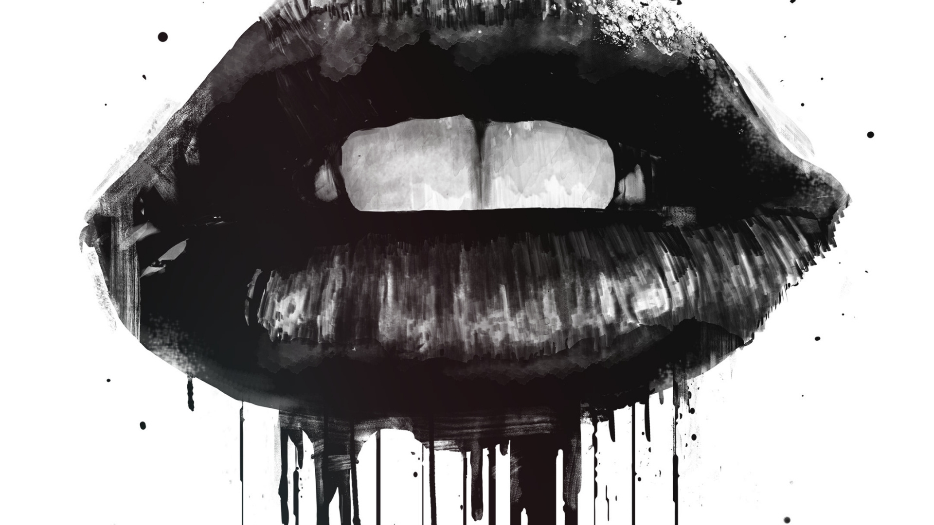 Schwarze Tinte Kunst, Kunst, Poster, Zeichnung, Posterlounge. Wallpaper in 1920x1080 Resolution