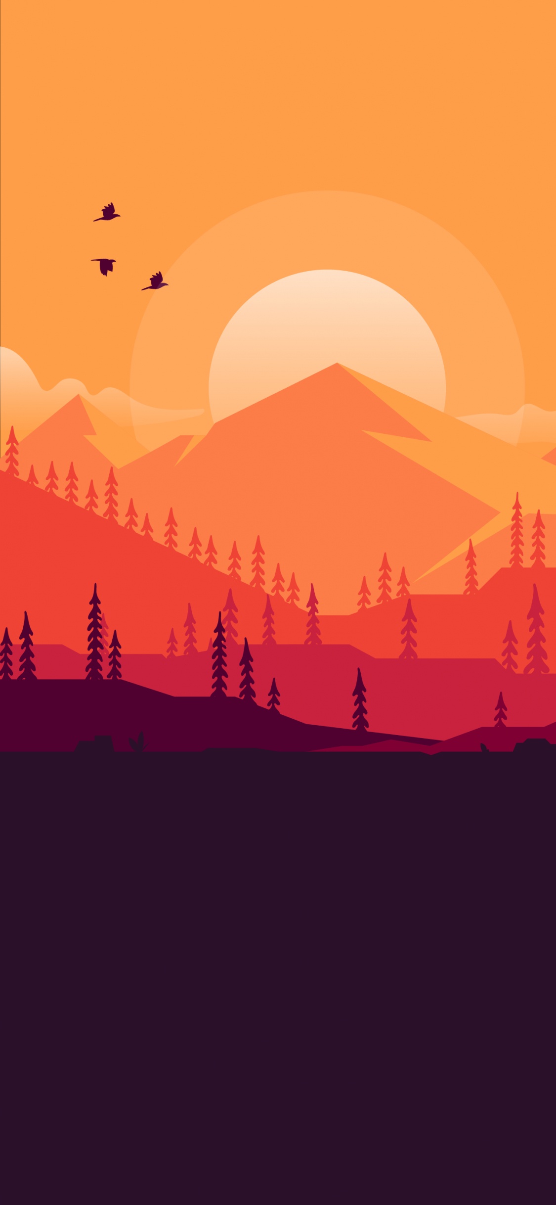 Illustration, Art, Painting, Design, Drawing. Wallpaper in 1125x2436 Resolution