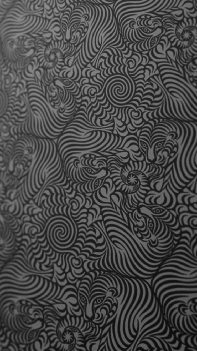 Schwarz-weißes Zebra-Textil. Wallpaper in 750x1334 Resolution