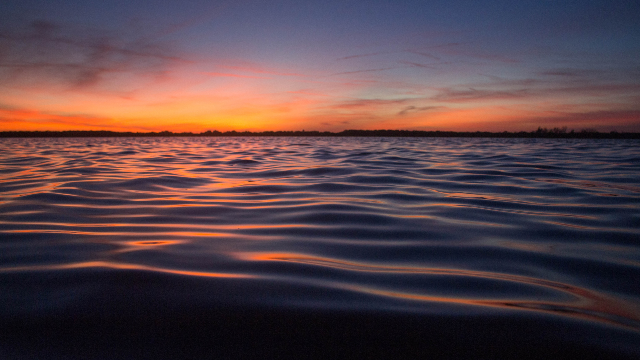 Cuerpo de Agua, Agua, Mar, Puesta, Oceano. Wallpaper in 2560x1440 Resolution