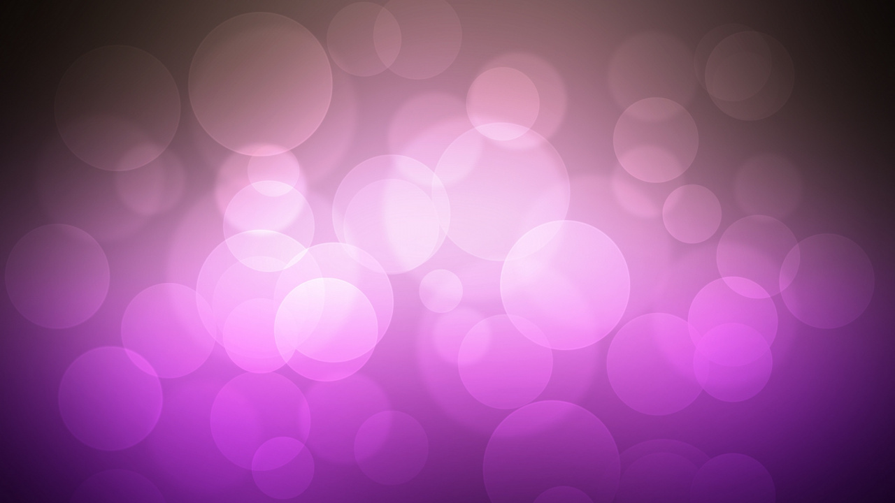 Lumières Bokeh Violettes et Roses. Wallpaper in 1280x720 Resolution