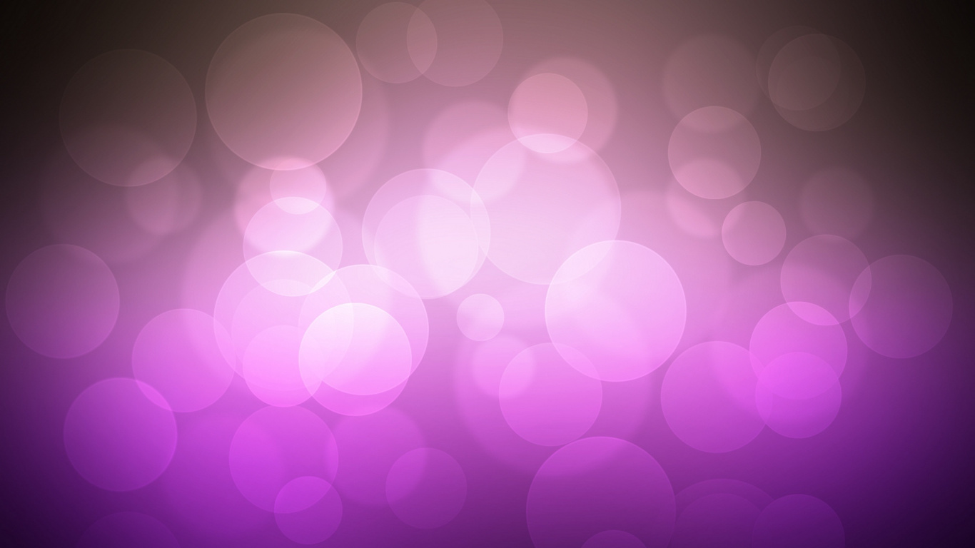 Lila Und Rosa Bokeh-Lichter. Wallpaper in 1366x768 Resolution