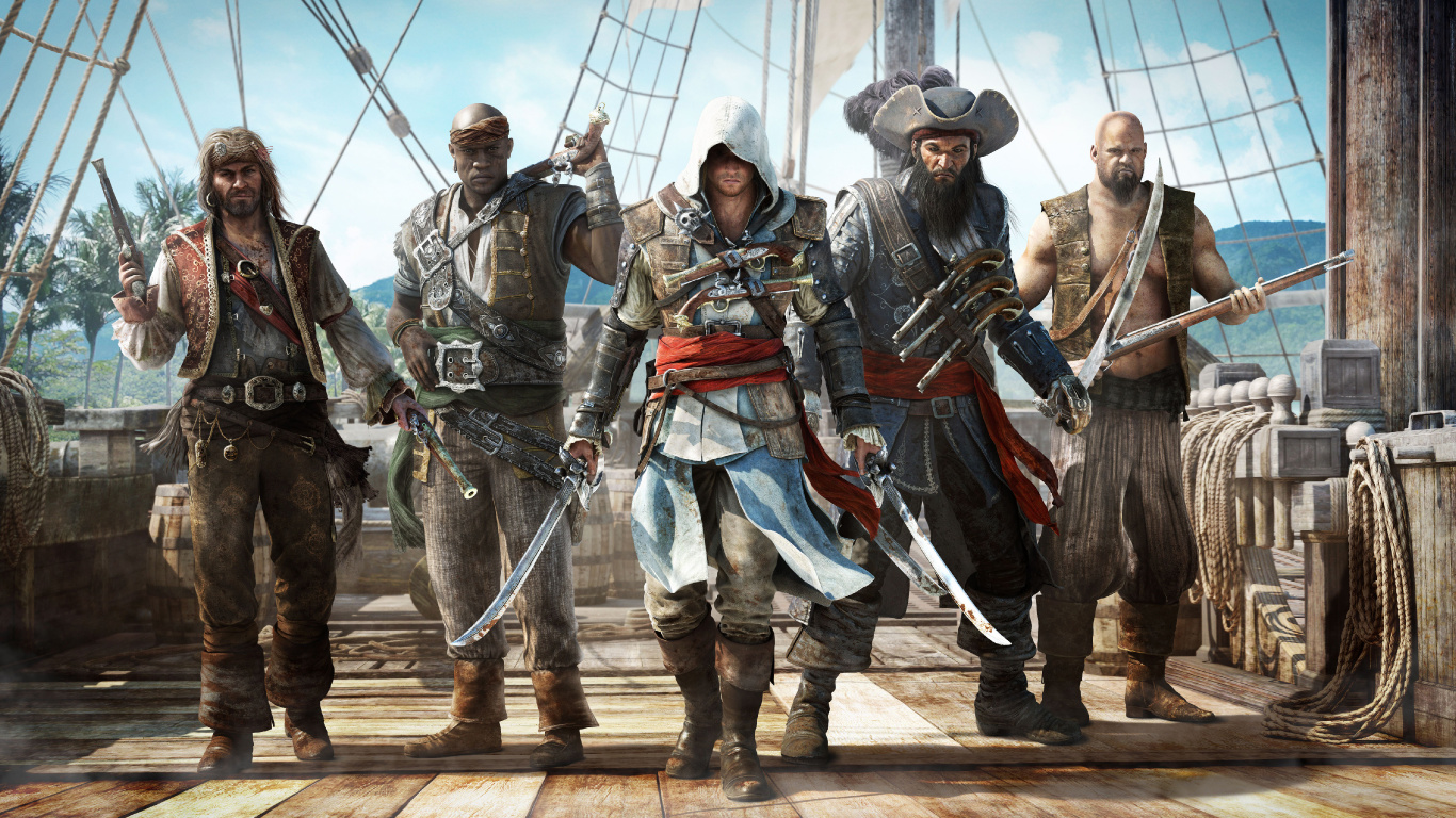 Assassins Creed III, Ubisoft, Erholung, Haytham Kenway, Assassins Creed Black Flag. Wallpaper in 1366x768 Resolution