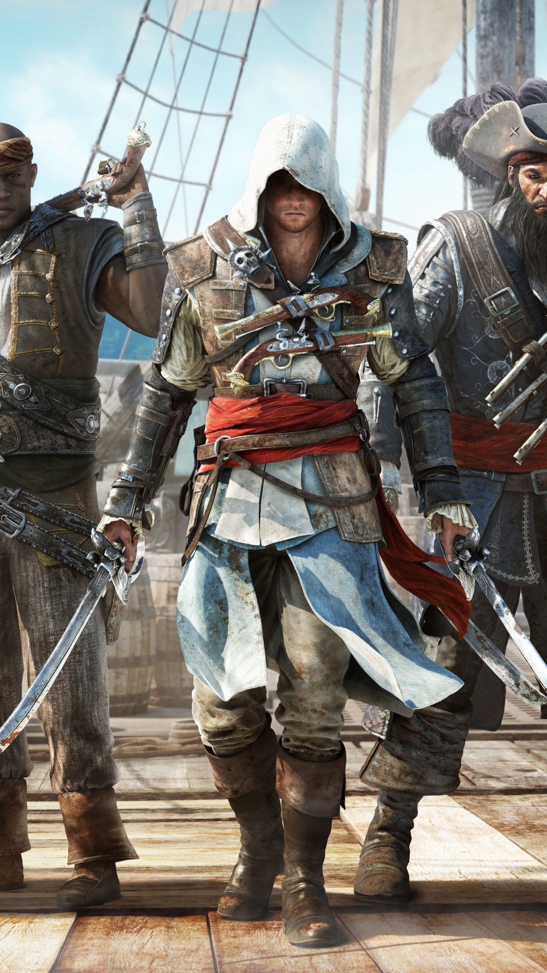 Assassins Creed III, Ubisoft, Haytham Kenway, Assassins Creed Black Flag, Les Jeux Vidéo. Wallpaper in 1080x1920 Resolution