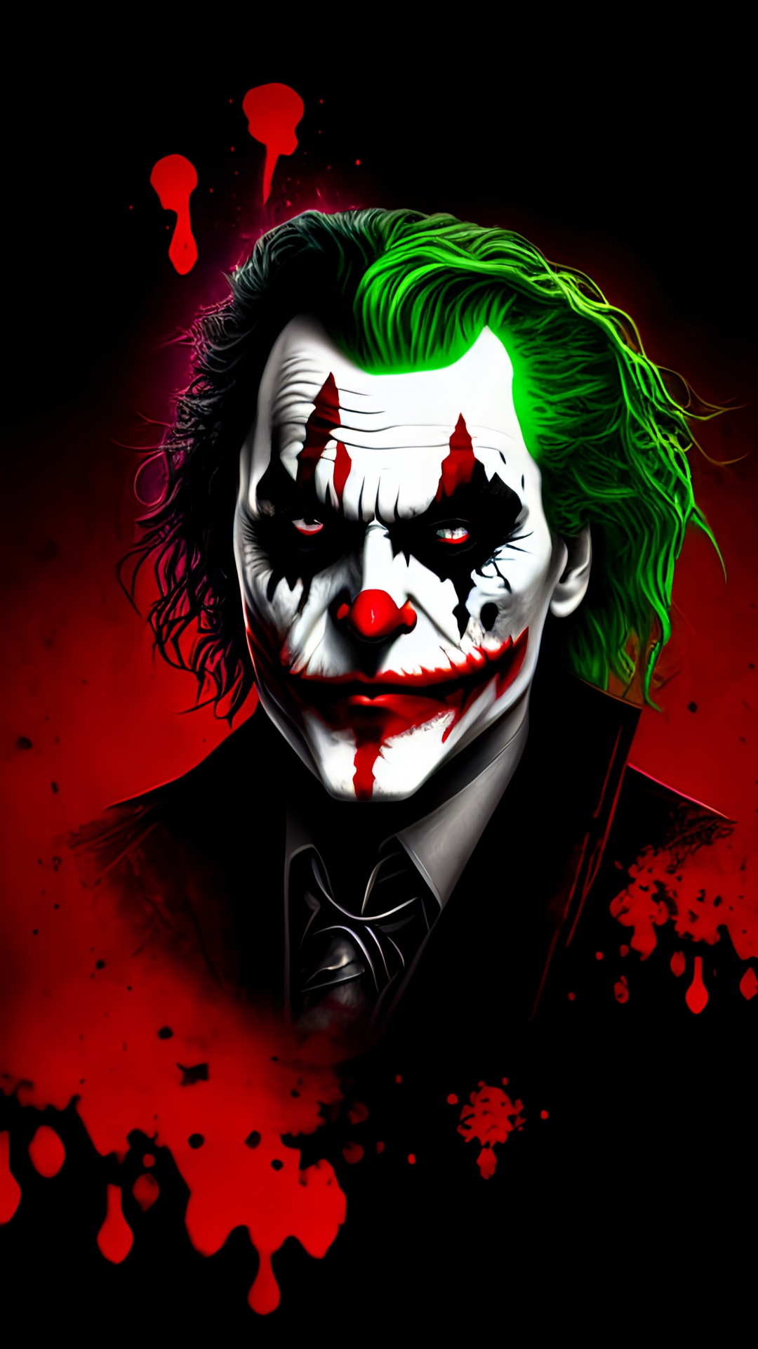 Joker, Kunst, Carmine, Grafik-design, Fang. Wallpaper in 1080x1920 Resolution