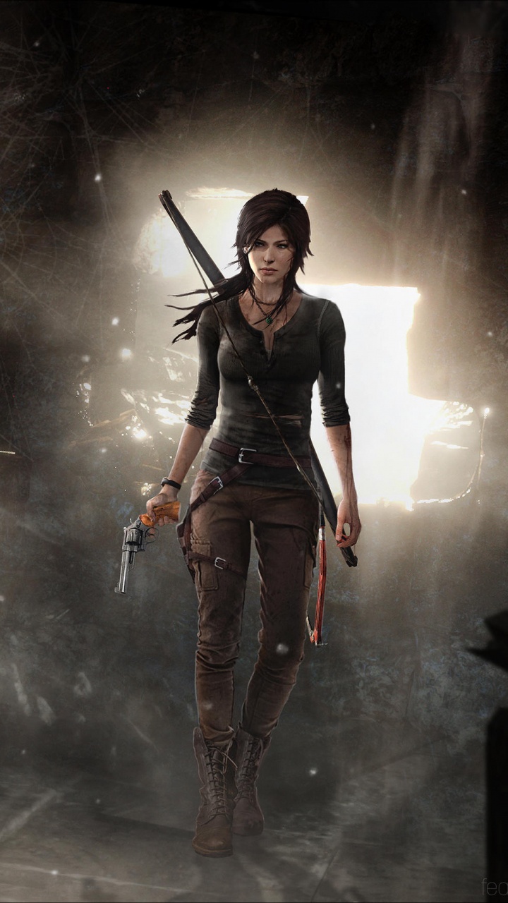 Tomb Raider, Shadow of The Tomb Raider, Juego de Pc, Composición Digital, Juego de Aventura. Wallpaper in 720x1280 Resolution