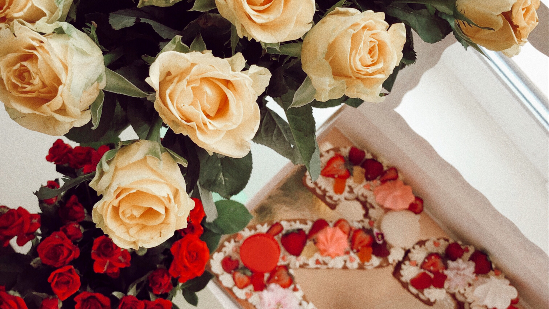 Bouquet de Fleurs, Design Floral, Les Roses de Jardin, Les Fleurs Coupées, Fleurs Artificielles. Wallpaper in 1920x1080 Resolution