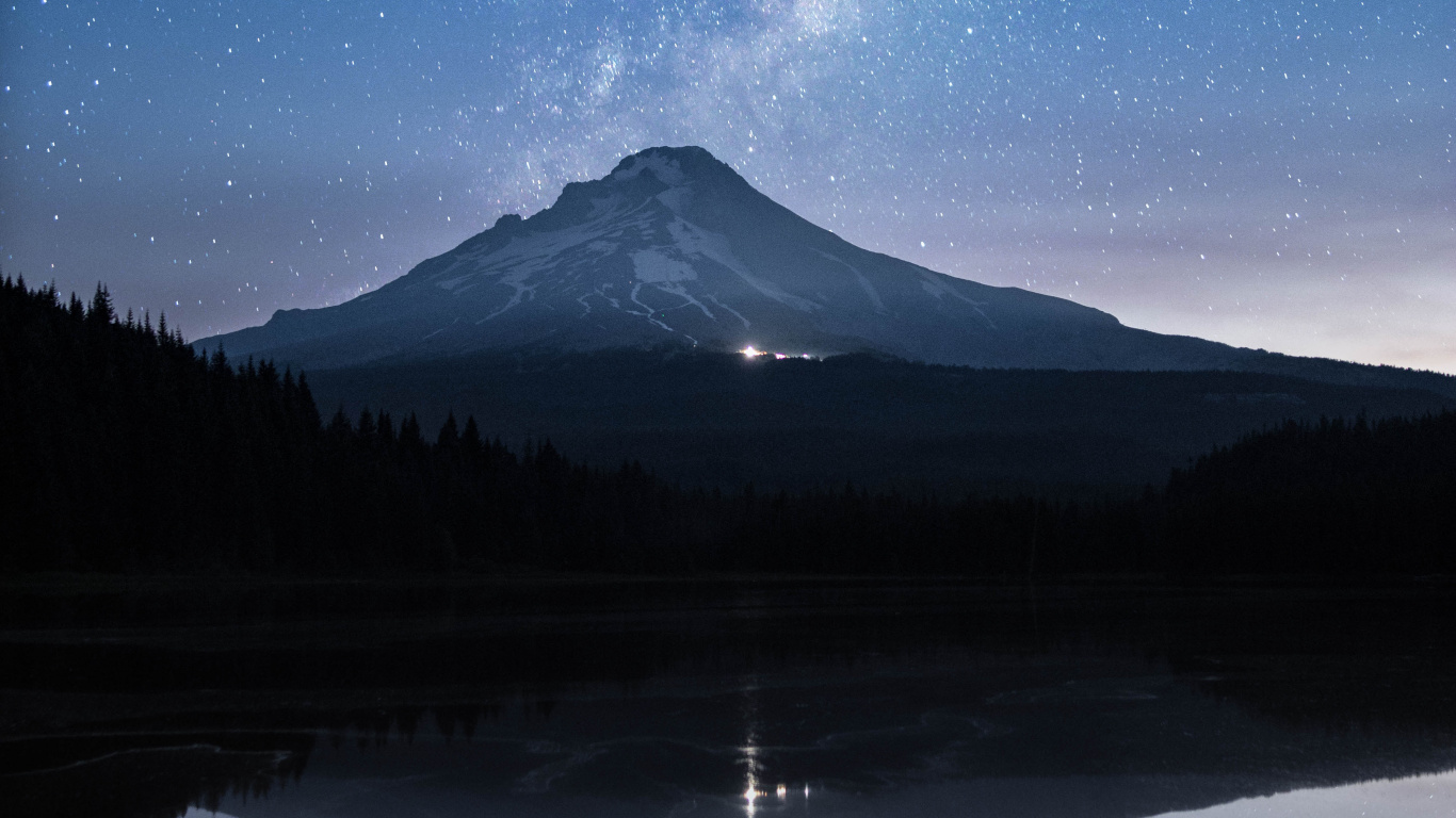 Mount Scenery, Mountainous Landforms, Stratovolcano, Mountain, Nature. Wallpaper in 1366x768 Resolution