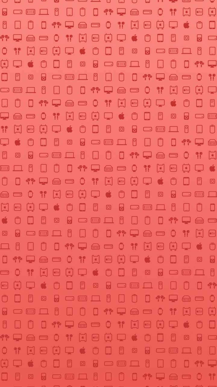 Apple, IOS, Orange, Rectangle, Magenta. Wallpaper in 720x1280 Resolution