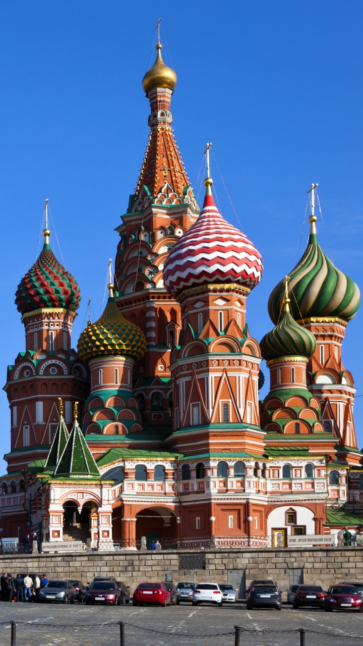 Saint Basils Cathedral, Red Square, Cathedral, Landmark, Spire. Wallpaper in 720x1280 Resolution