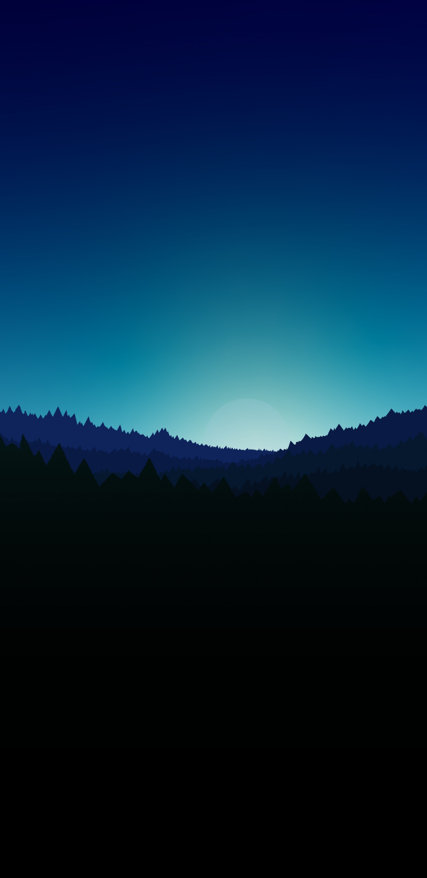 Estética Minimalista, La Estética, el Minimalismo, Montaña, Paisaje Natural. Wallpaper in 1440x2960 Resolution