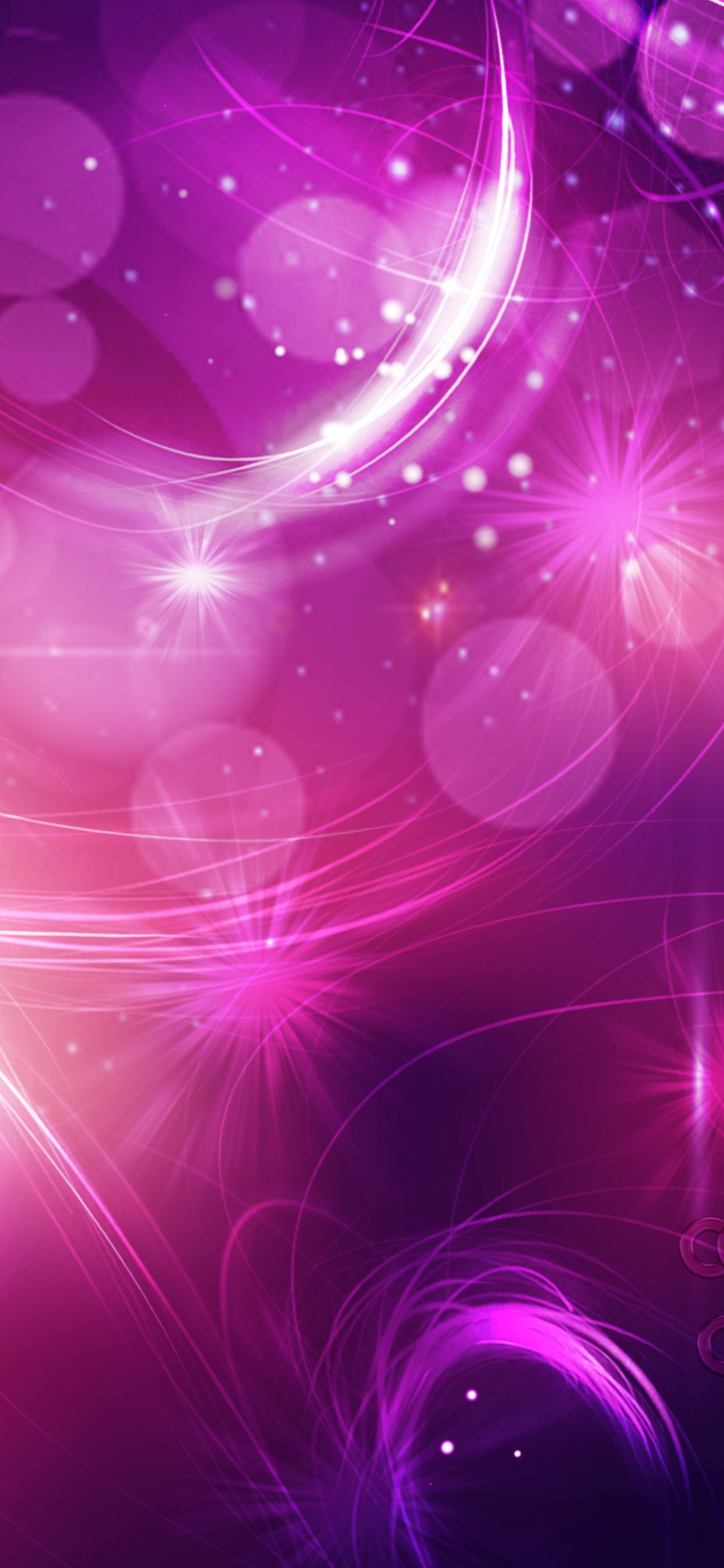 Purple and Pink Heart Illustration. Wallpaper in 1242x2688 Resolution