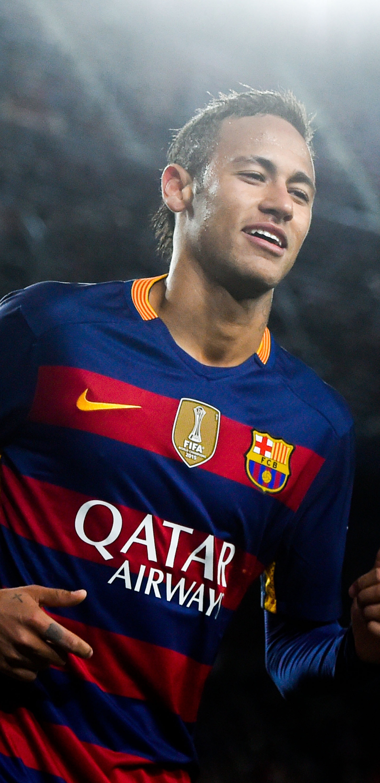 Hombre en Azul y Naranja Camiseta de Fútbol Adidas. Wallpaper in 1440x2960 Resolution