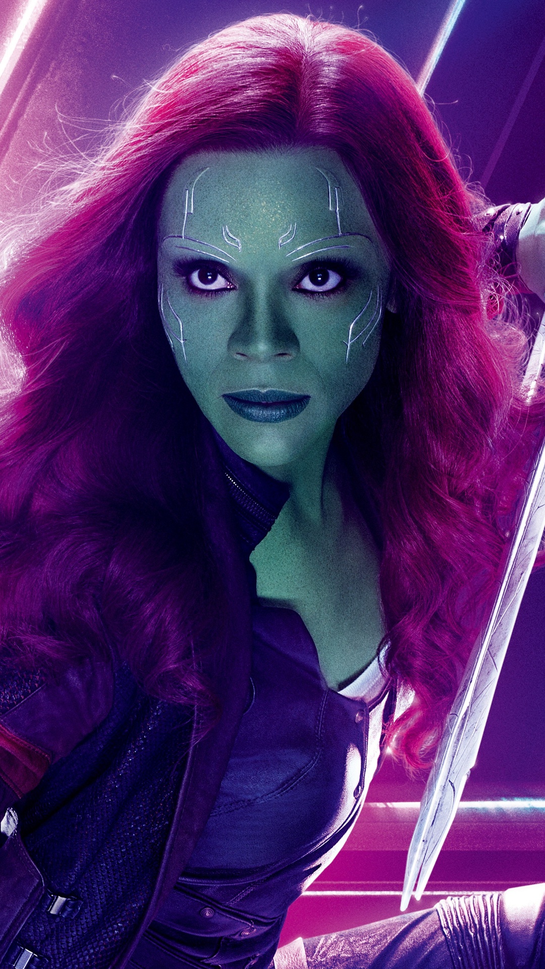 Femme en Blouson de Cuir Noir. Wallpaper in 1080x1920 Resolution