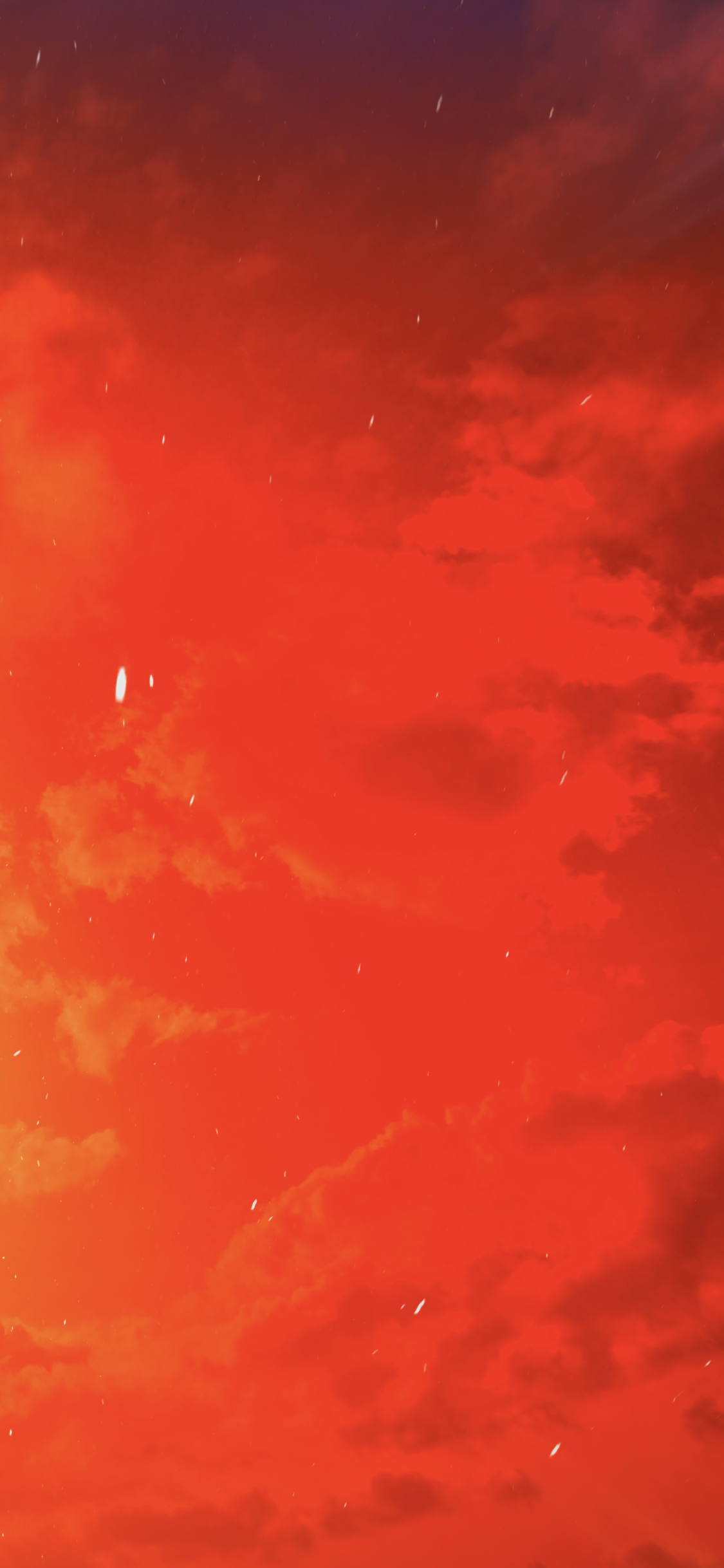 Red “Volcanic”. Wallpaper in 1125x2436 Resolution