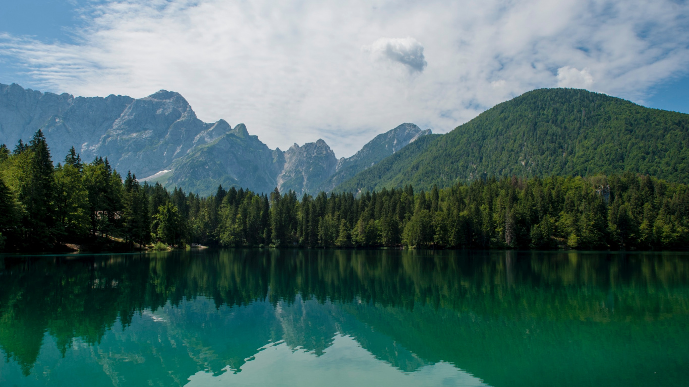 Lacs Fusines, Nature, Lac, Eau, Paysage Naturel. Wallpaper in 1366x768 Resolution