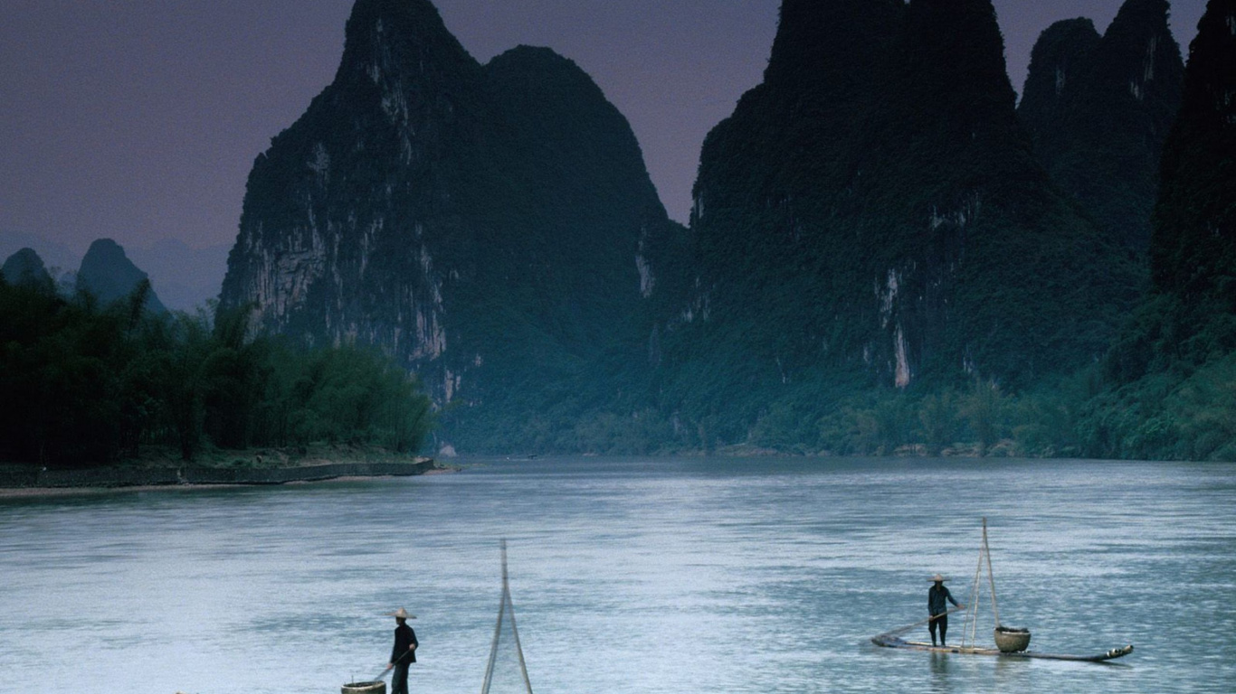 旅游业, 性质, 反射, 天空, 水资源 壁纸 1366x768 允许