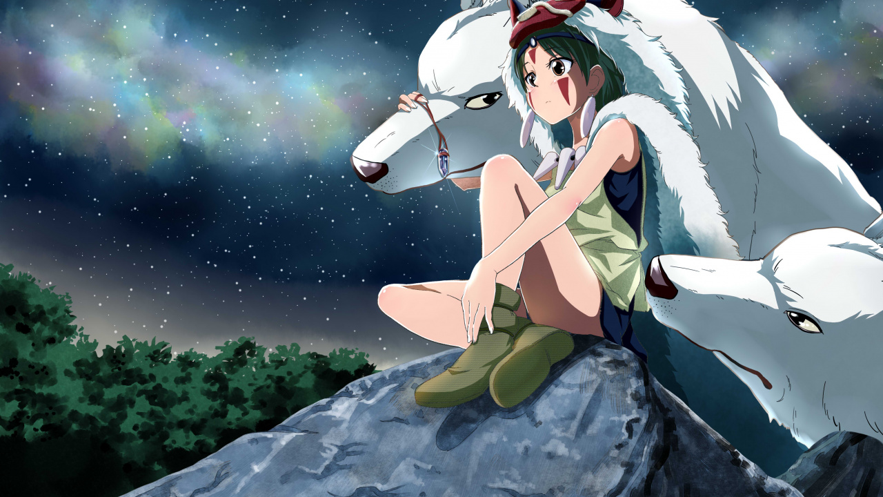 Woman in Yellow Dress With White Wings Anime Character. Wallpaper in 1280x720 Resolution