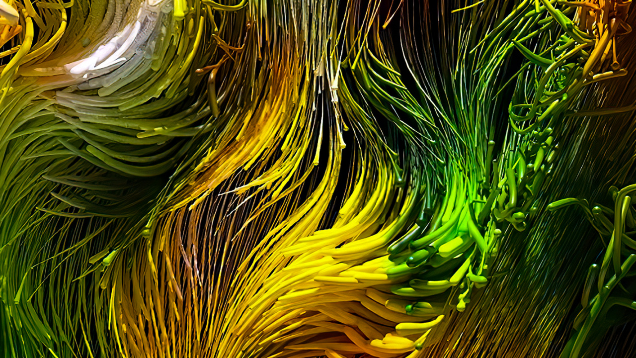 Arte Fractal, Pintura de Arte, Material Natural, Arte, Planta Terrestre. Wallpaper in 1280x720 Resolution