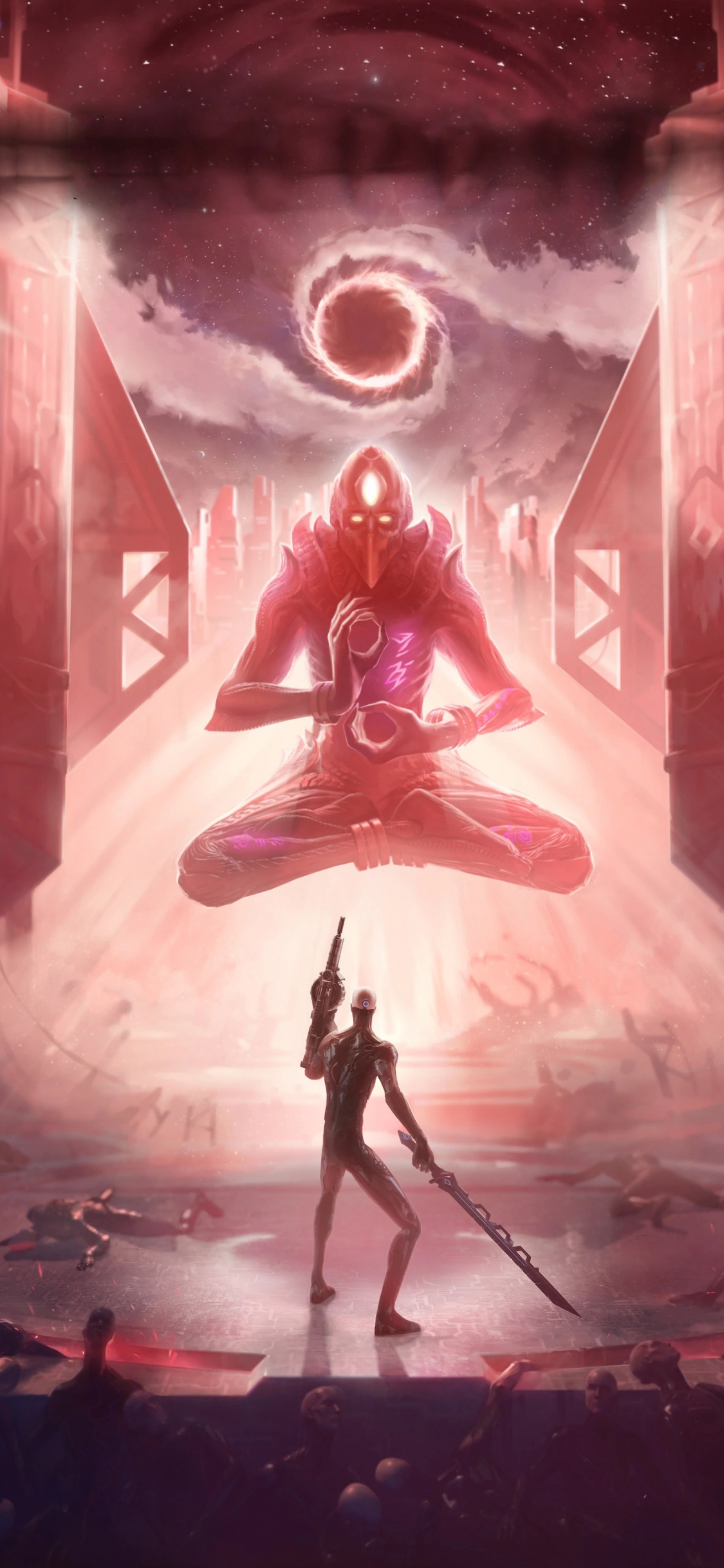 Stades Hellpoint, Hellpoint, Jeux de Berceau, Jeux de Tinybuild, Google Stadia. Wallpaper in 1125x2436 Resolution