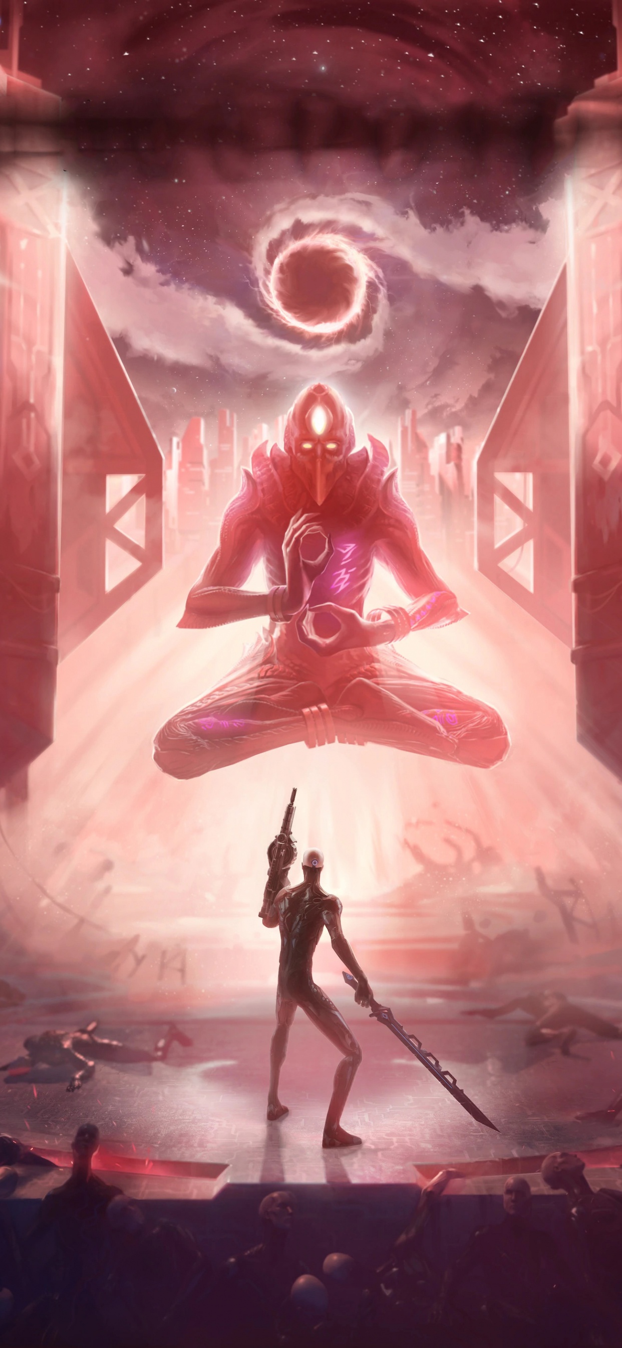 Stades Hellpoint, Hellpoint, Jeux de Berceau, Jeux de Tinybuild, Google Stadia. Wallpaper in 1242x2688 Resolution