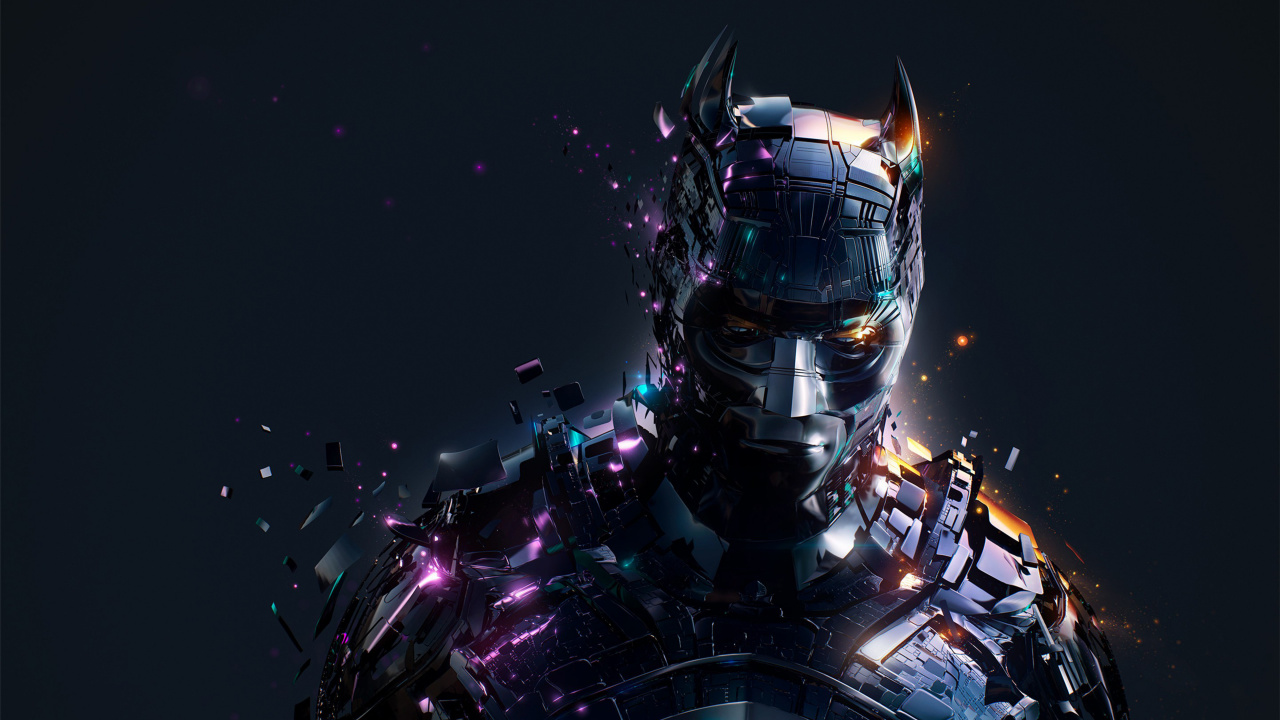 Batman, Arte, Ilustración, Diseño Gráfico, Arte Digital. Wallpaper in 1280x720 Resolution