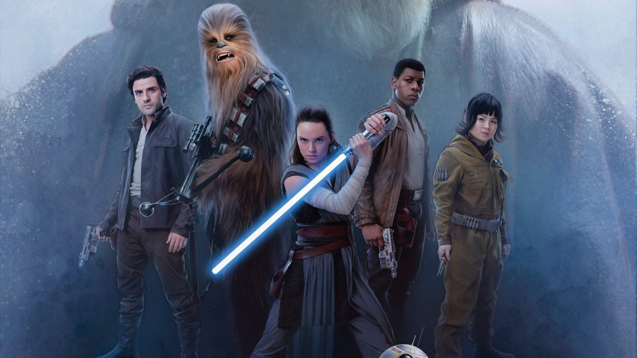 Star Wars Der Letzte Jedi, Rey, Star Wars Episode IV - Eine Neue Hoffnung, Lucasfilm, Star Wars. Wallpaper in 2560x1440 Resolution