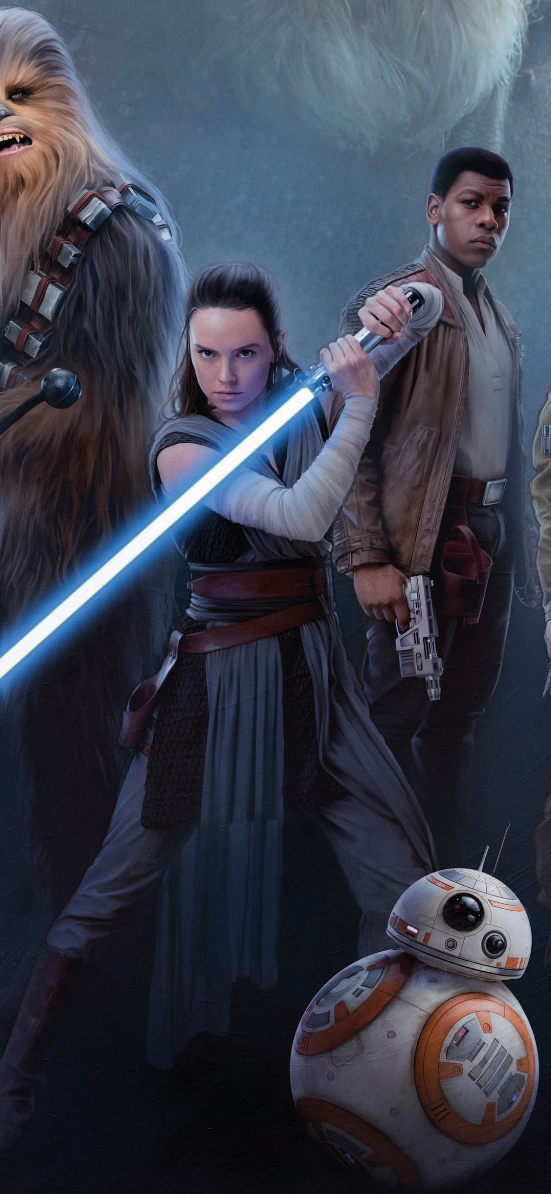 Star Wars Le Dernier Jedi, Rey, Star Wars, Épisode IV - UN Nouvel Espoir, Lucasfilm, Star Wars. Wallpaper in 1125x2436 Resolution