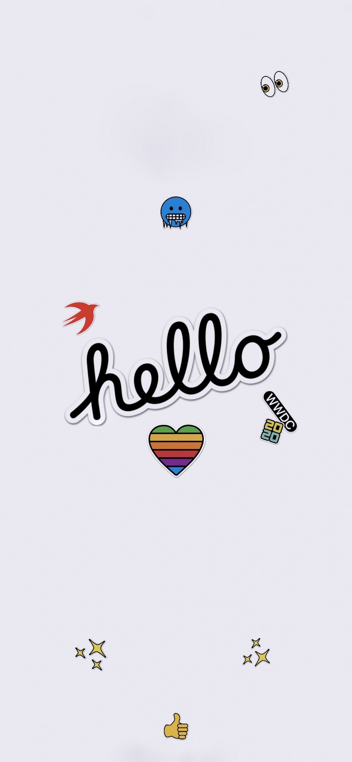 IPad, MacBook, Autocollant, Ipad Pro, IPhone 12. Wallpaper in 1125x2436 Resolution