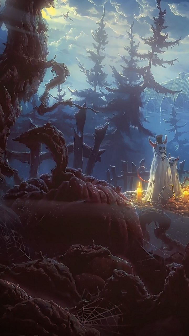 Videospiel Halloween, Halloween, Halloween-Kostüm, Videospielmusik, Multiplayer-video-Spiel. Wallpaper in 720x1280 Resolution