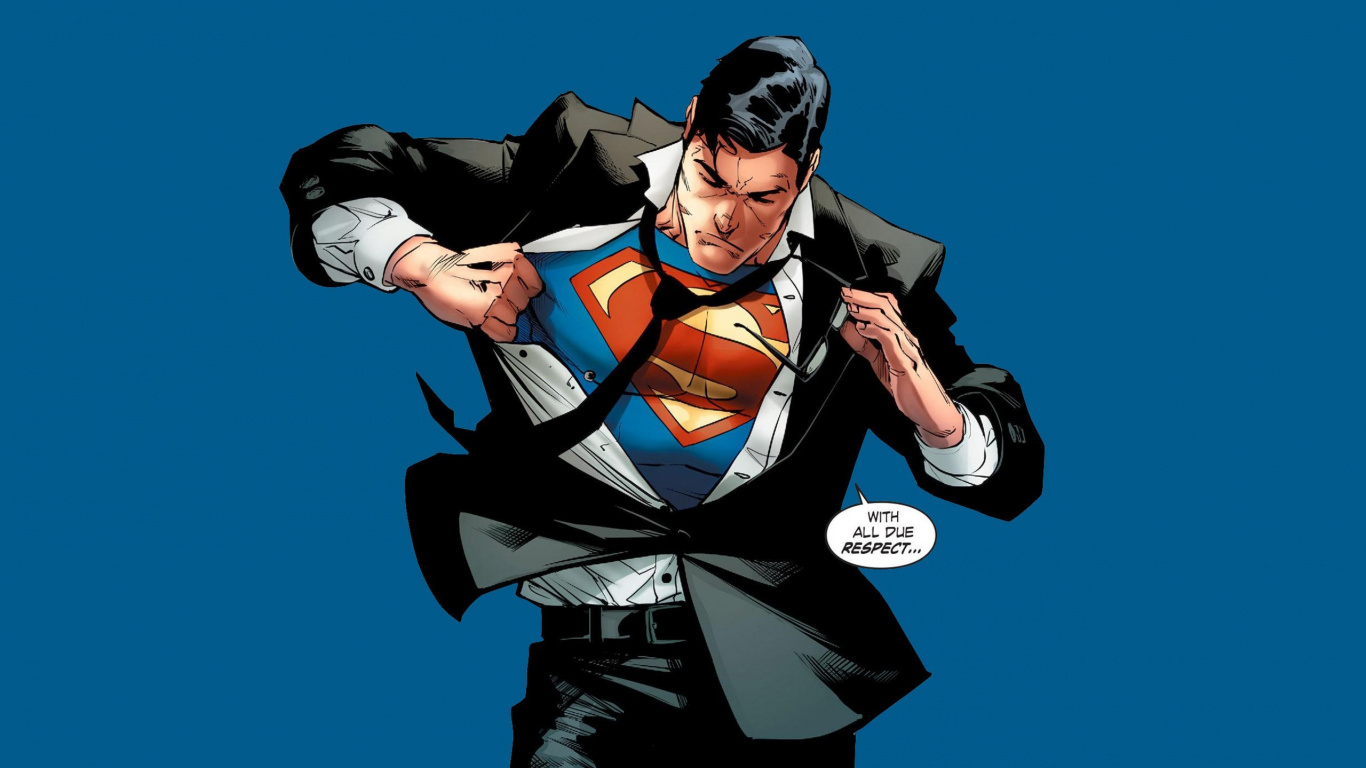 Mann im Schwarzen Anzug Anime-Charakter. Wallpaper in 1366x768 Resolution