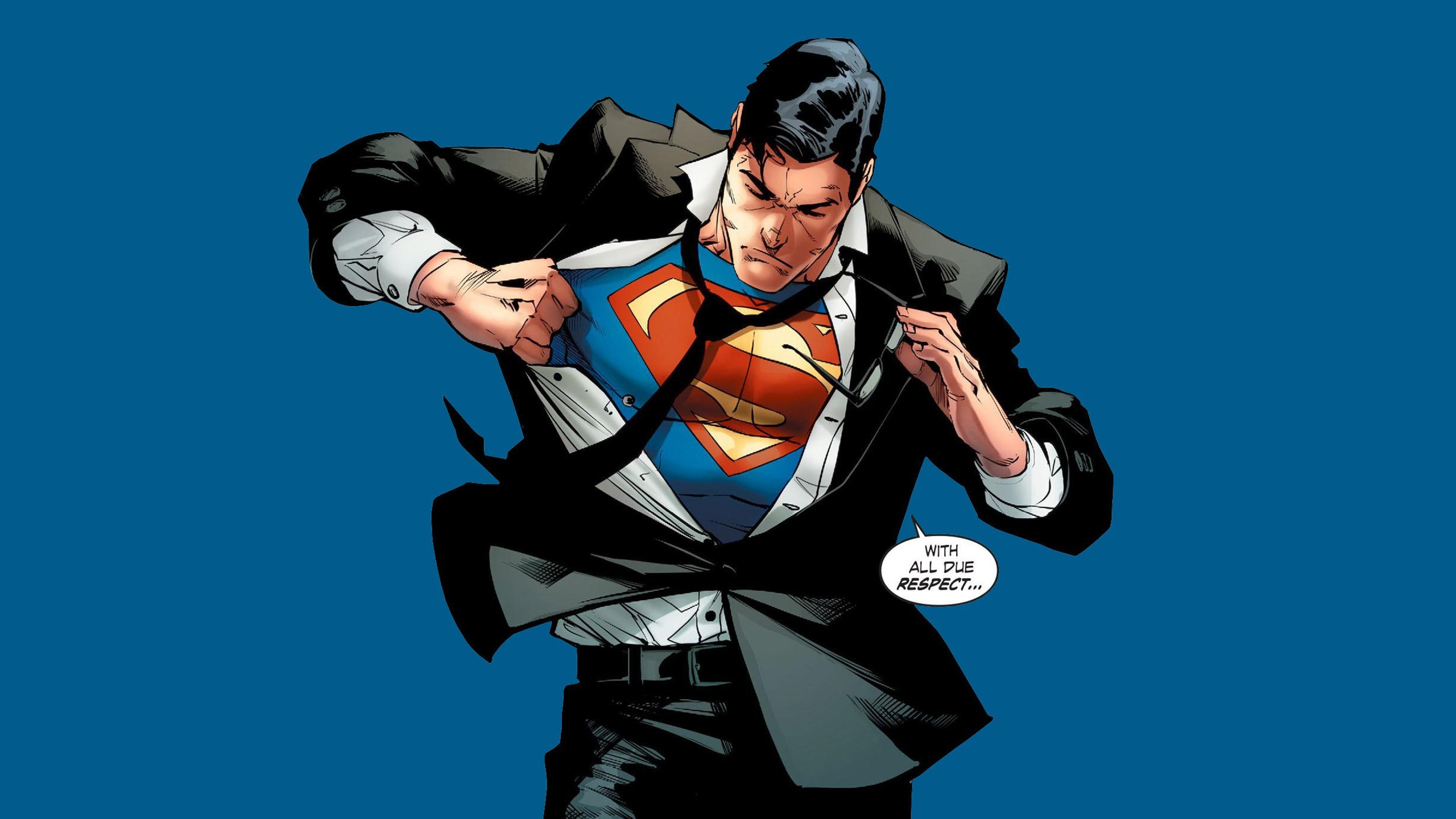 Hombre en Traje Negro Personaje de Anime. Wallpaper in 2560x1440 Resolution