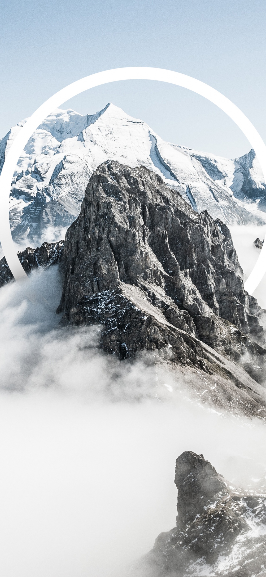 Mountainous Landforms, Mountain, Nature, Mountain Range, Nunatak. Wallpaper in 1125x2436 Resolution