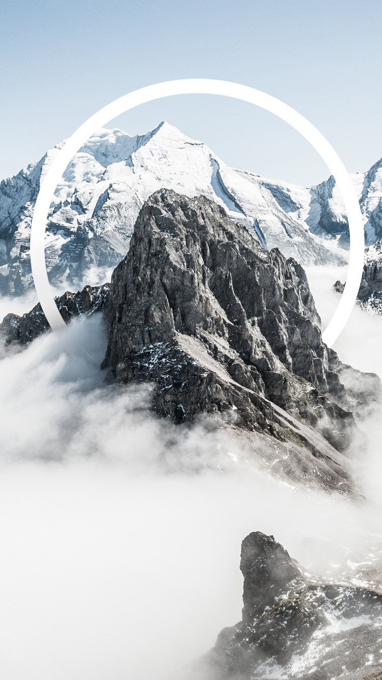 Mountainous Landforms, Mountain, Nature, Mountain Range, Nunatak. Wallpaper in 750x1334 Resolution