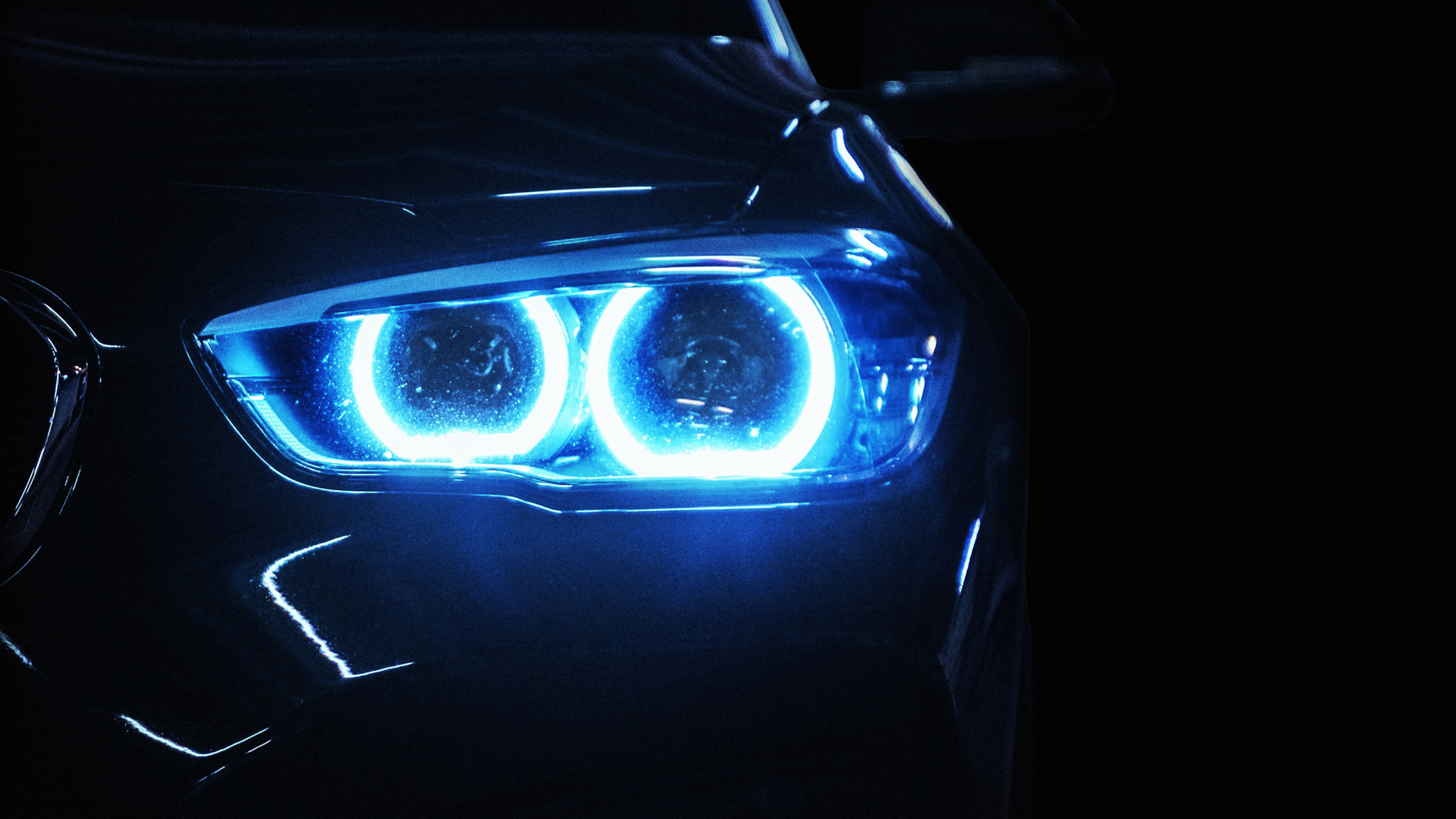 Headlamp, Sports Car, Cars, Wheel, Hood. Wallpaper in 3840x2160 Resolution