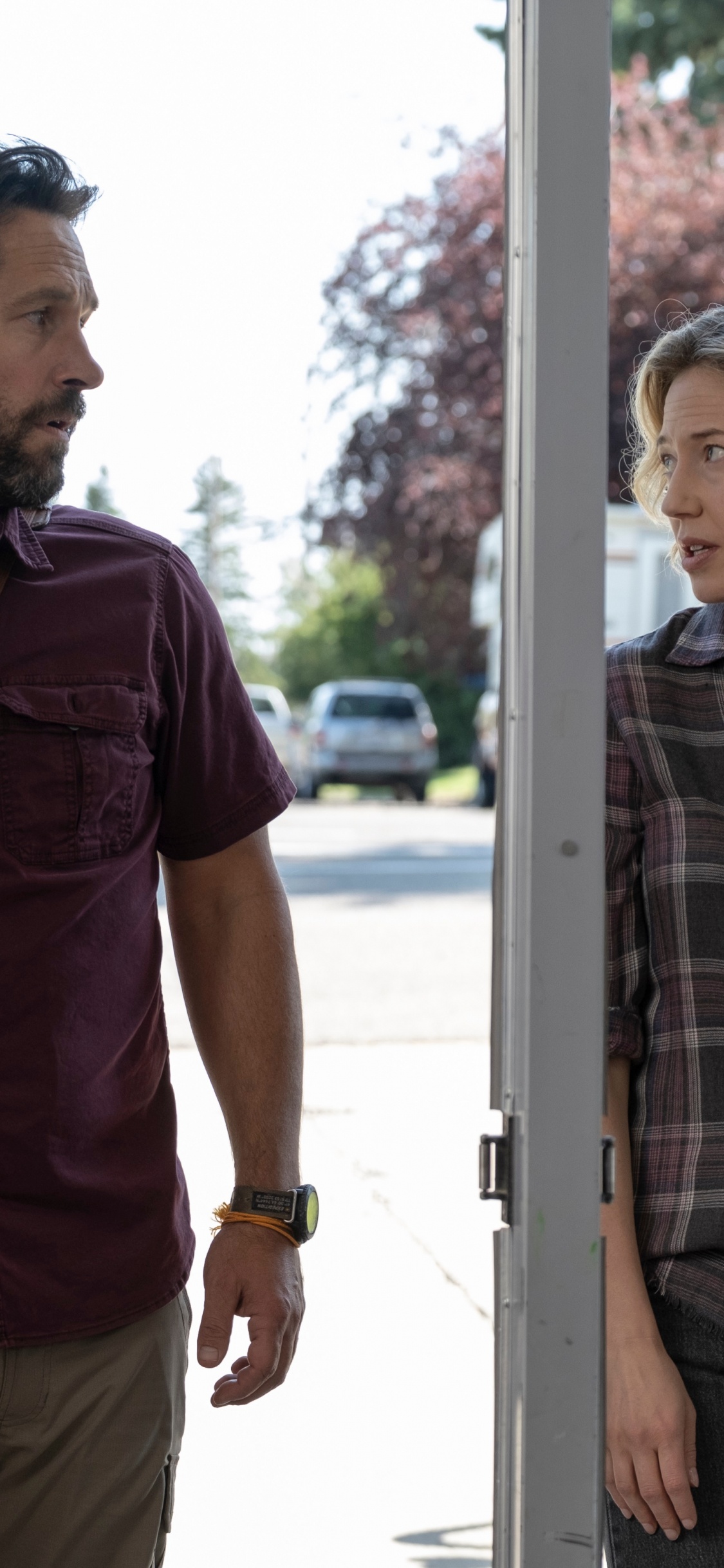 Ghostbusters Afterlife, Cazafantasmas Paul Rudd, Cazafantasmas II, Paul Rudd, Carrie Coon. Wallpaper in 1125x2436 Resolution