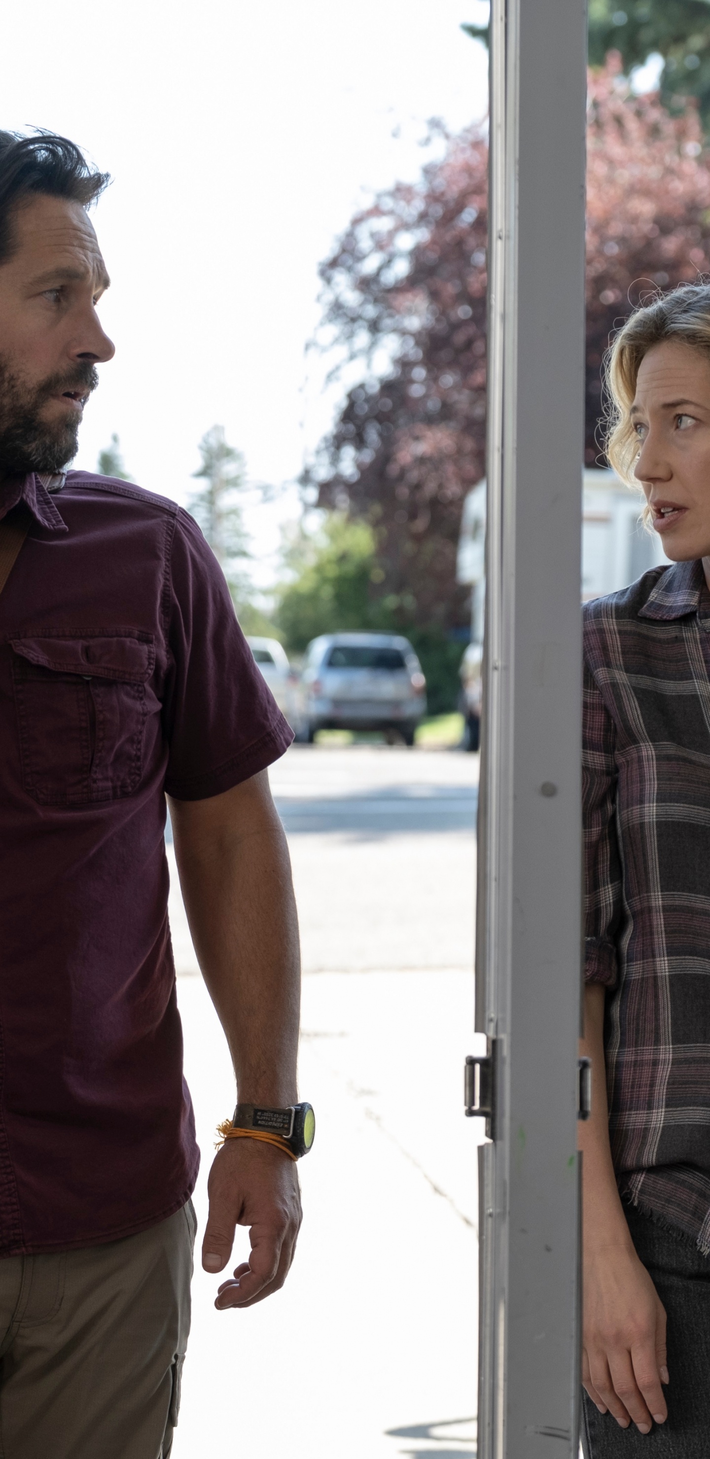 Ghostbusters Afterlife, Cazafantasmas Paul Rudd, Cazafantasmas II, Paul Rudd, Carrie Coon. Wallpaper in 1440x2960 Resolution