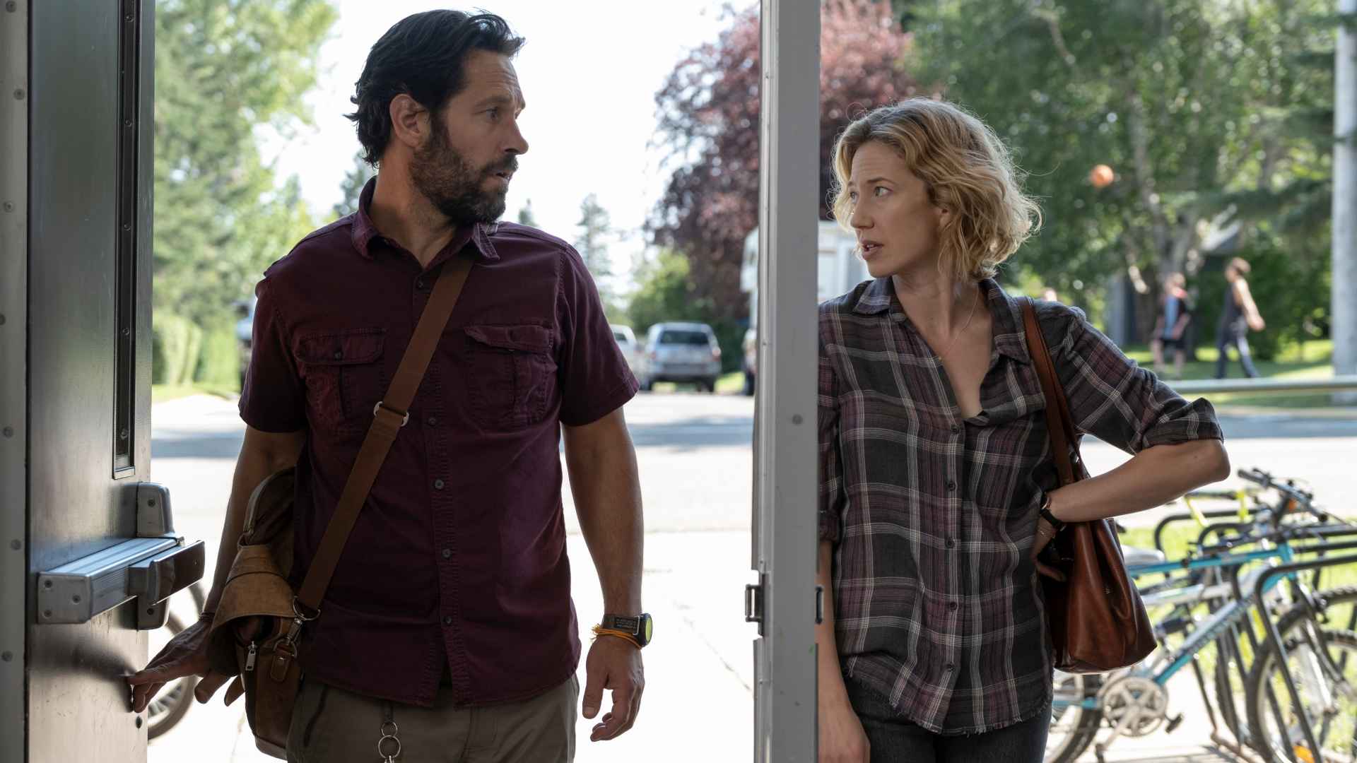 Ghostbusters Afterlife, Geisterjäger Paul Rudd, Geisterjäger II, Paul Rudd, Carrie Coon. Wallpaper in 1920x1080 Resolution